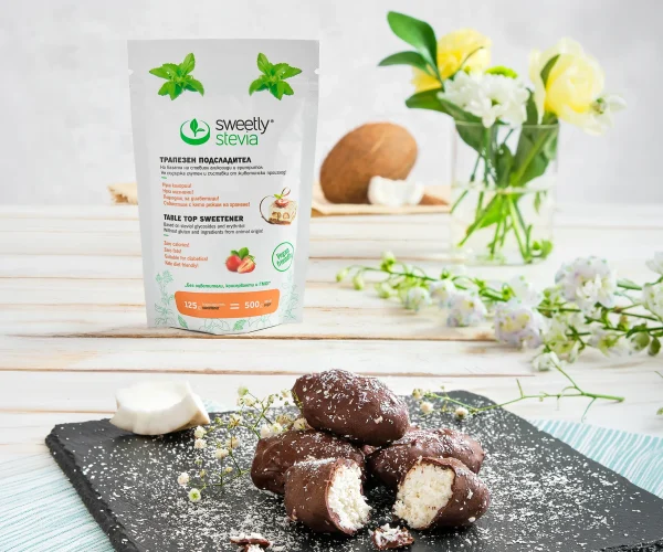 Chocolate and coconut with Sweetly stevia